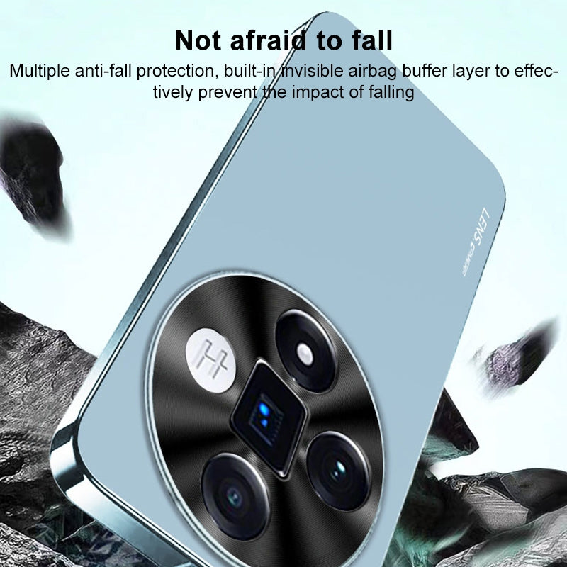 For OPPO K13 / K12s AG Frosted Electroplating Acrylic Phone Case(Black)