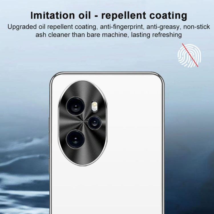 For Honor 90 Lite AG Frosted Electroplating Acrylic Phone Case(Black)