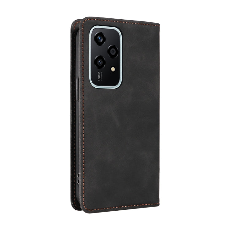 For Honor 200 Lite 5G Global BETOPNICE Suction RFID Anti-theft Leather Phone Case(Black)