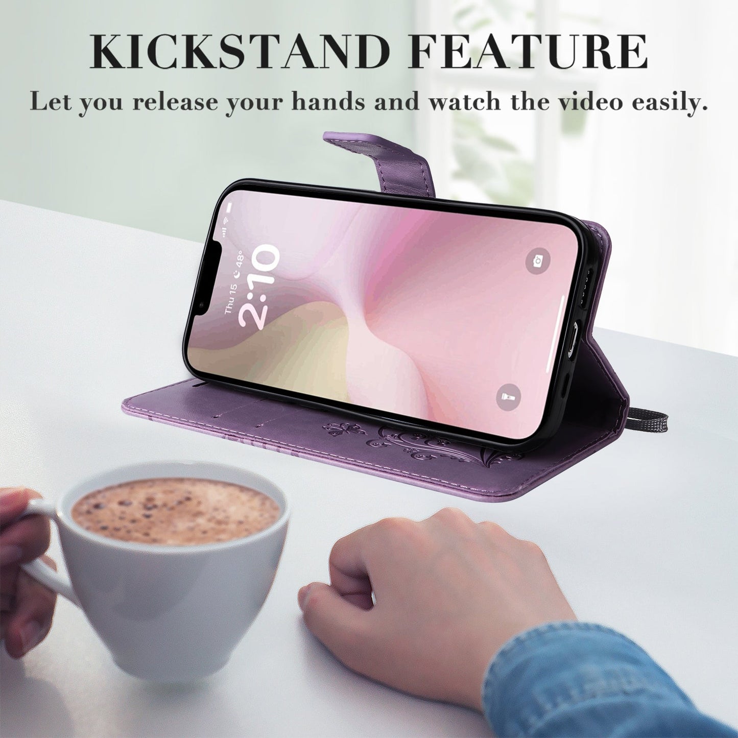 For iPhone 16e 3D Butterfly Embossed Pattern Flip Leather Phone Case(Purple)