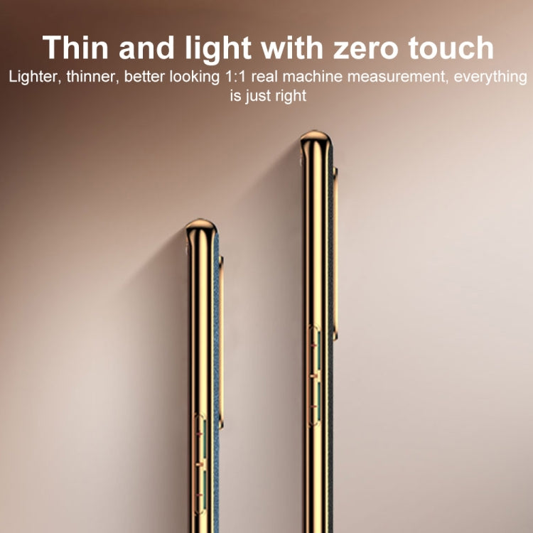 For Honor 100 Electroplating Lambskin Leather Phone Case(Black)