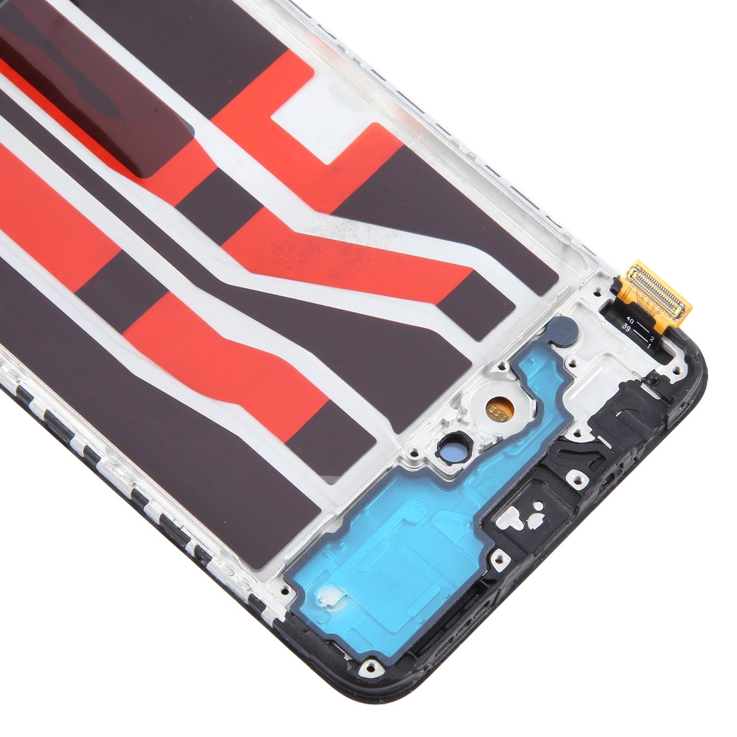 For OPPO A74 4G OLED LCD Screen Digitizer Full Assembly with Frame