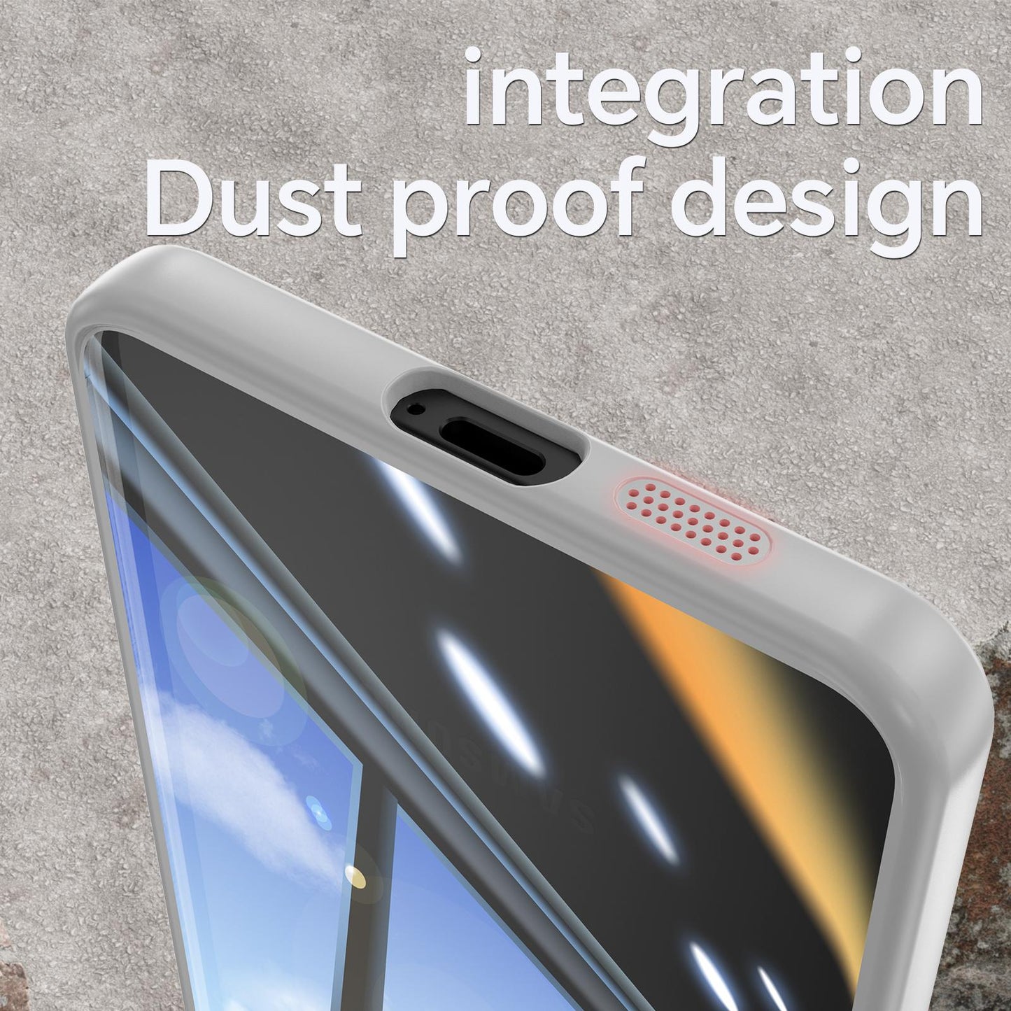 For Samsung Galaxy S25 Edge 5G Acrylic Hybrid TPU Armor Shockproof Phone Case(Grey)