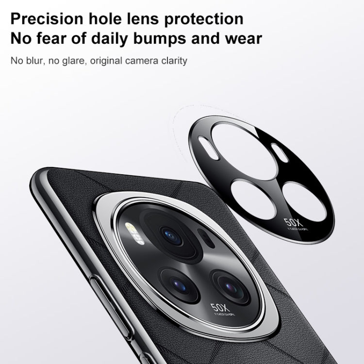 For Honor Magic6 RSR Porsche Design Plain Leather PC Phone Case(Black)