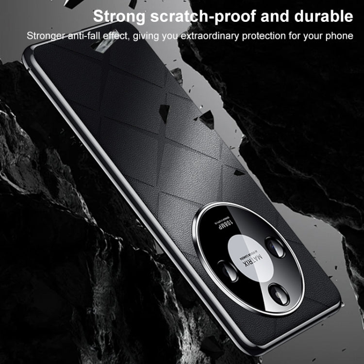 For Honor Magic6 RSR Porsche Design Plain Leather PC Phone Case(Brown)