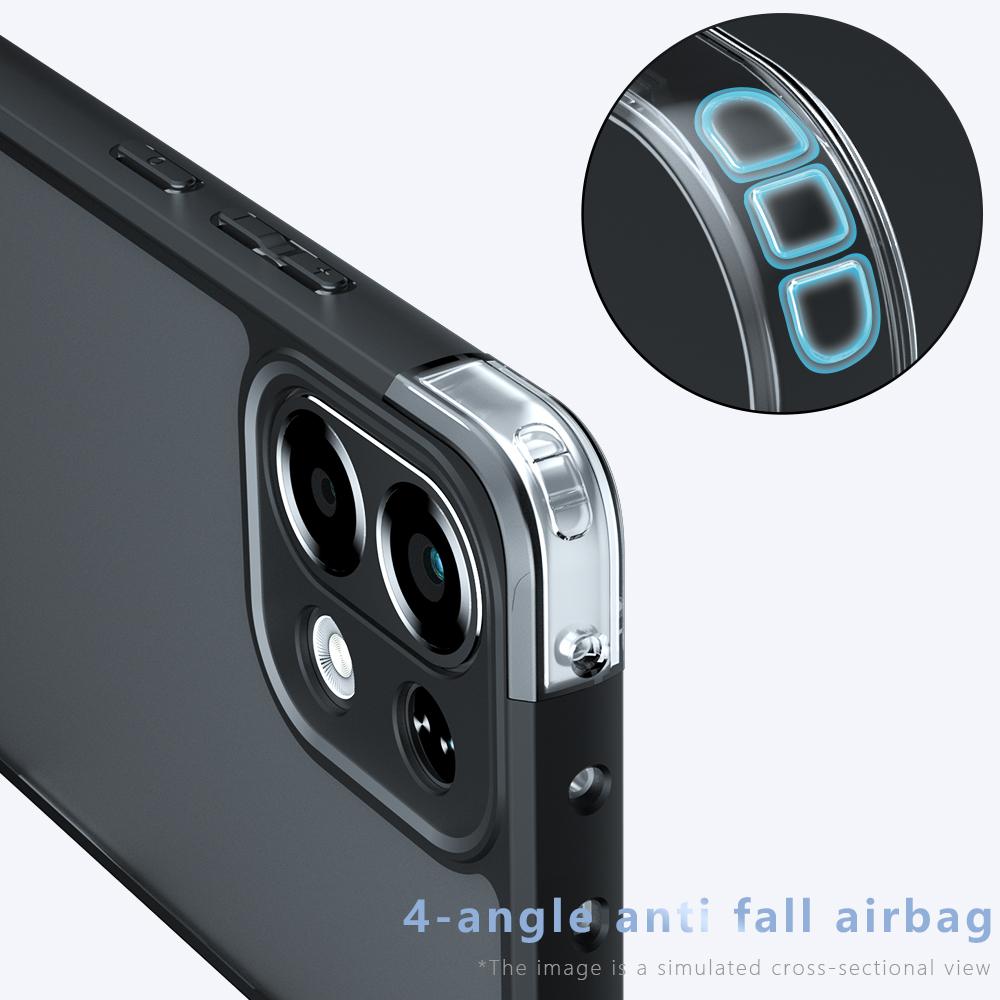 For OPPO K13 / K13x Armor Precise Hole PC Hybrid TPU Phone Case(Transparent)