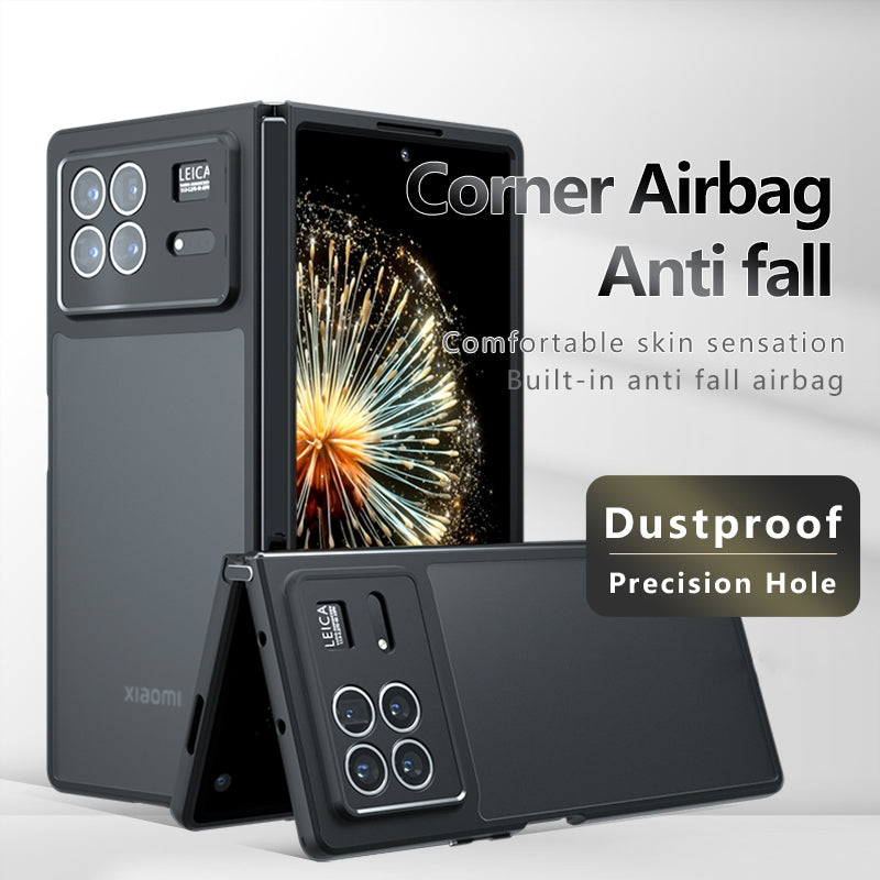 For Xiaomi Mix Fold 3 Armor Precise Hole PC Hybrid TPU Phone Case(Frosted Black)