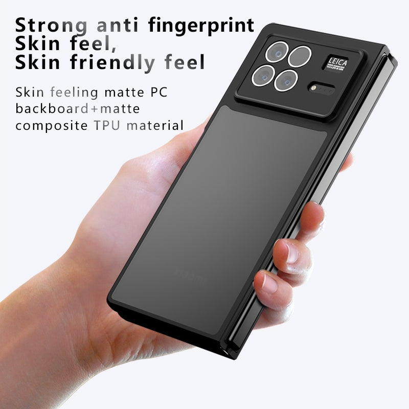 For Xiaomi Mix Fold 3 Armor Precise Hole PC Hybrid TPU Phone Case(Frosted Black)