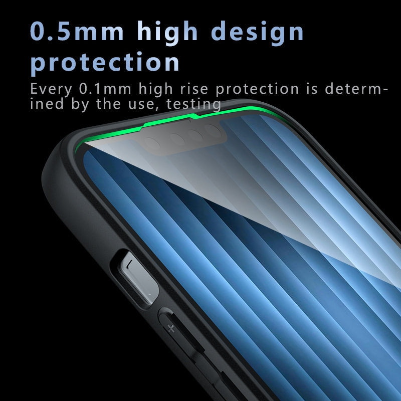 For iPhone 16e Armor Precise Hole PC Hybrid TPU Phone Case(Transparent)