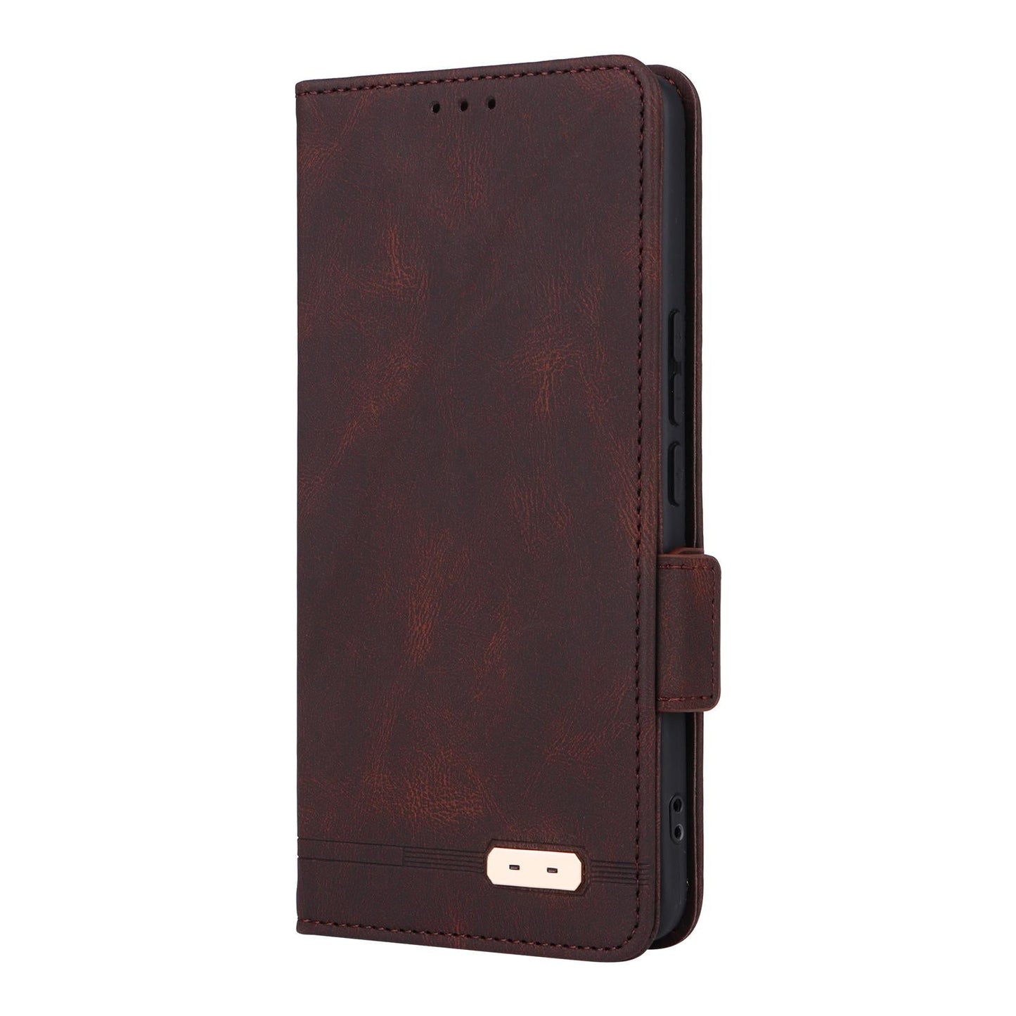 For vivo V50 5G Magnetic Clasp Leather Phone Case(Brown)