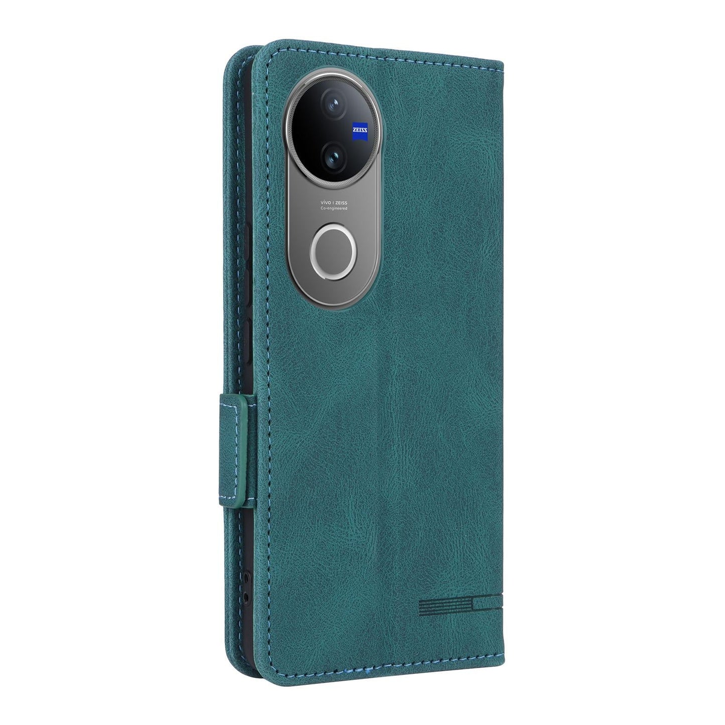 For vivo V50 5G Magnetic Clasp Leather Phone Case(Green)