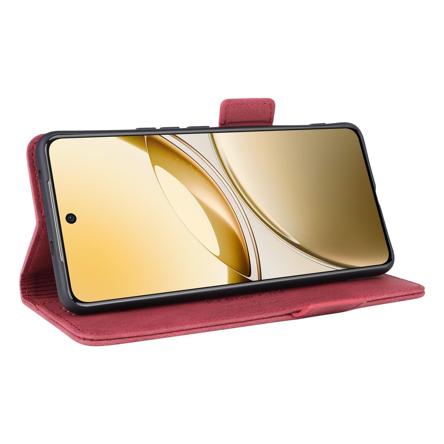 For vivo V50 5G Magnetic Clasp Leather Phone Case(Red)