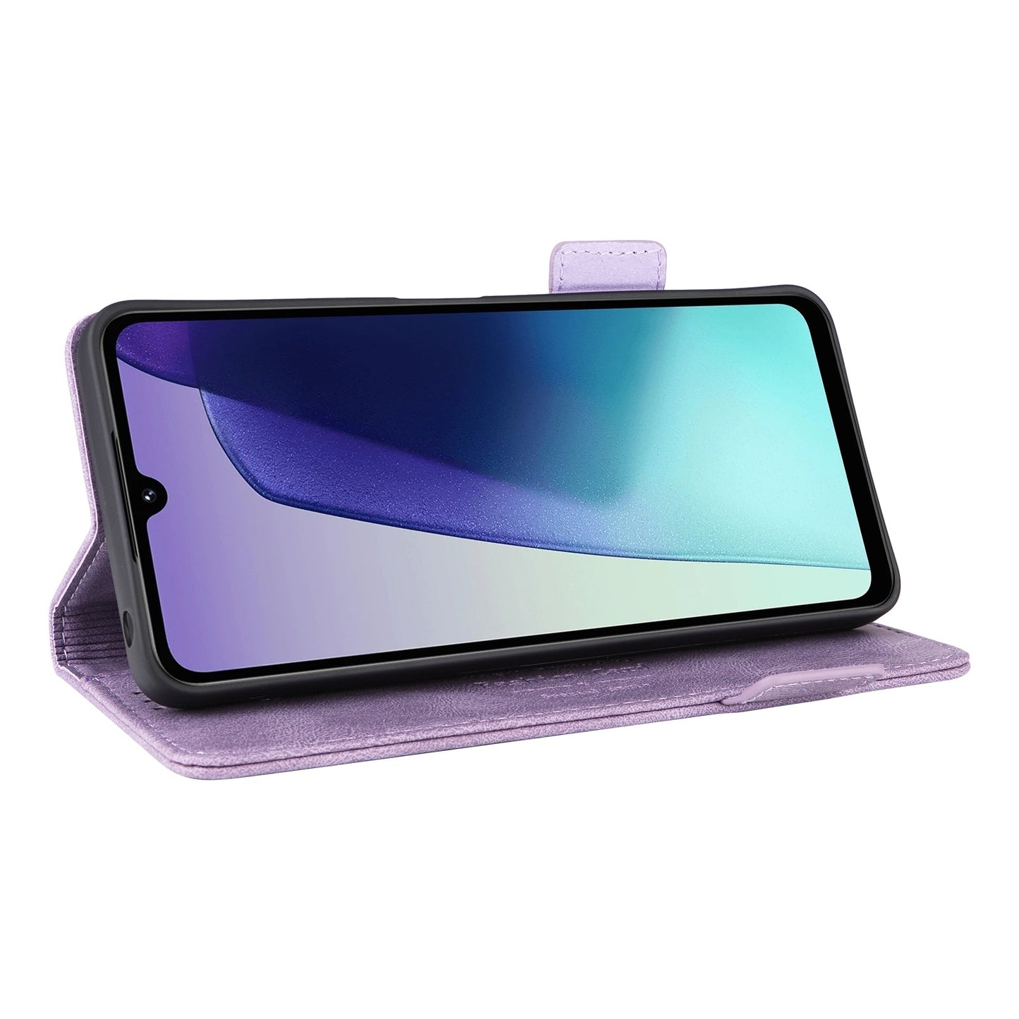For Redmi 14C Magnetic Clasp Leather Phone Case(Purple)