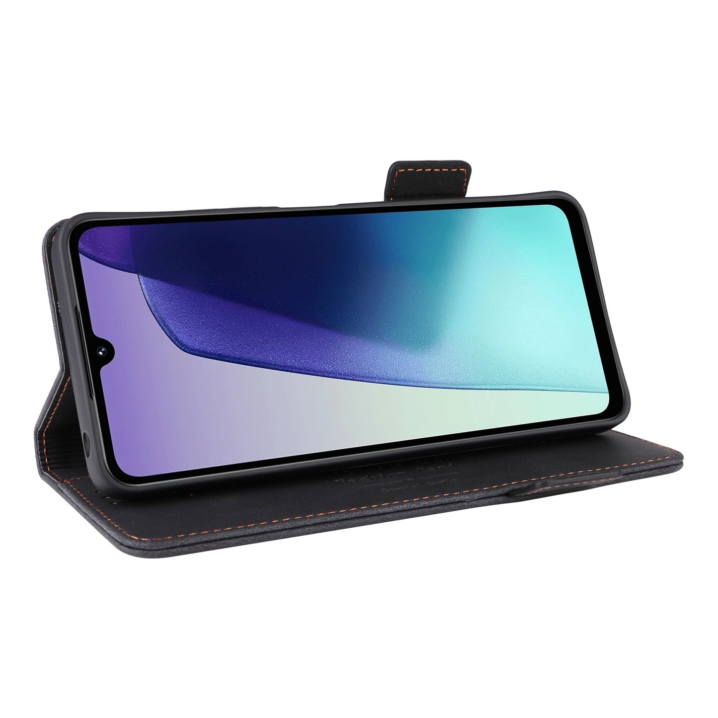 For Redmi 14C Magnetic Clasp Leather Phone Case(Black)