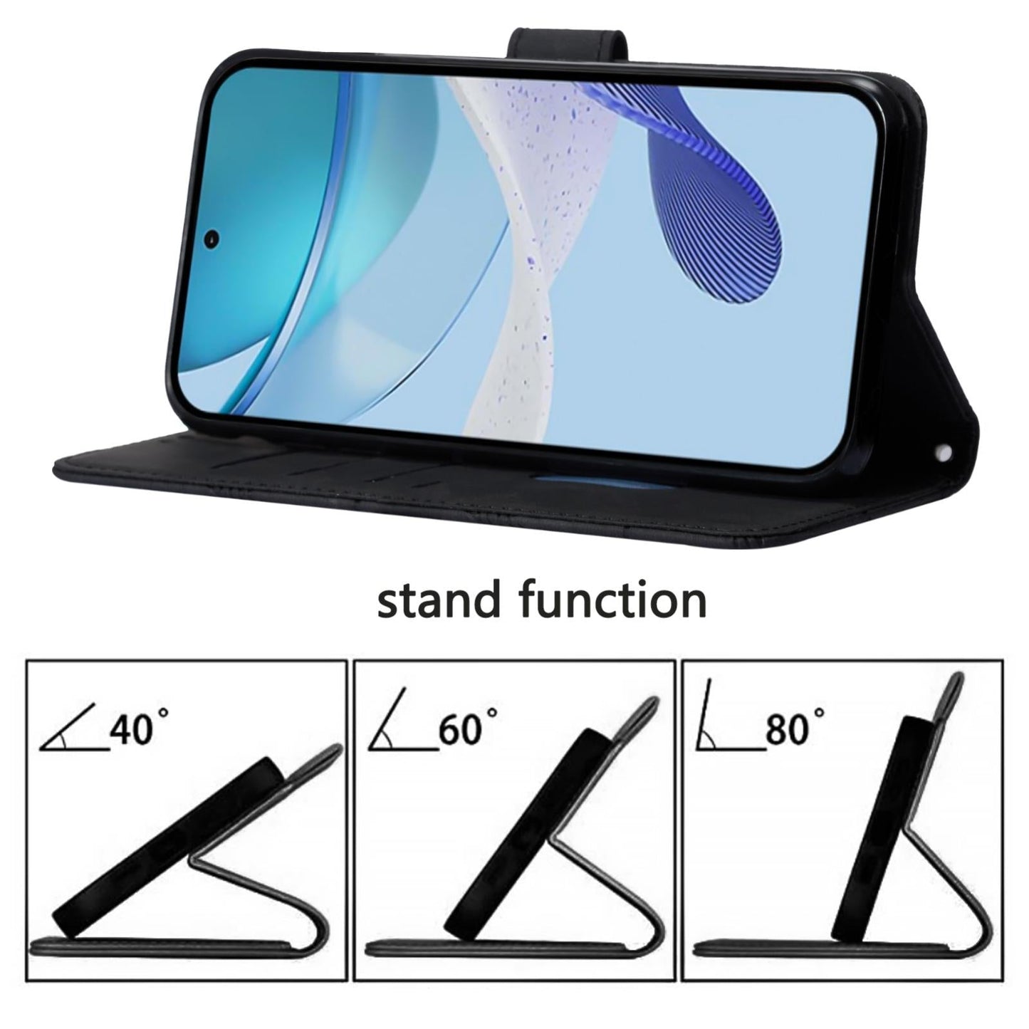 For vivo V50 Global Crossbody 3D Embossed Flip Leather Phone Case(Black)