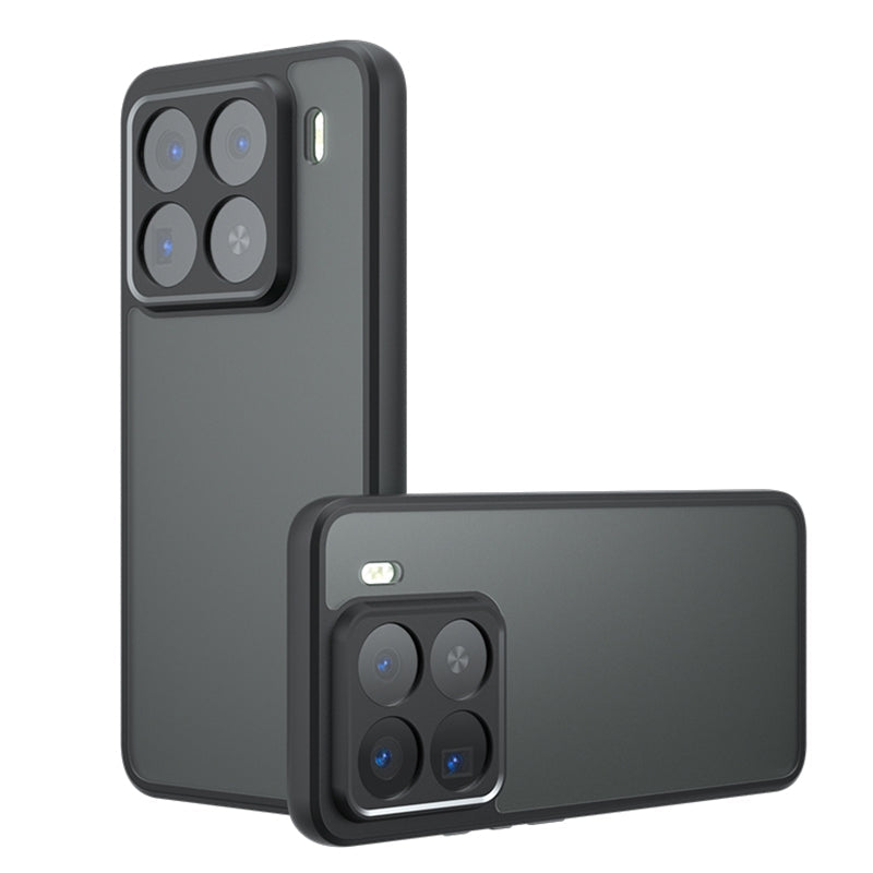 For Xiaomi 15 Pro Armor Precise Hole PC Hybrid TPU Phone Case(Frosted Black)