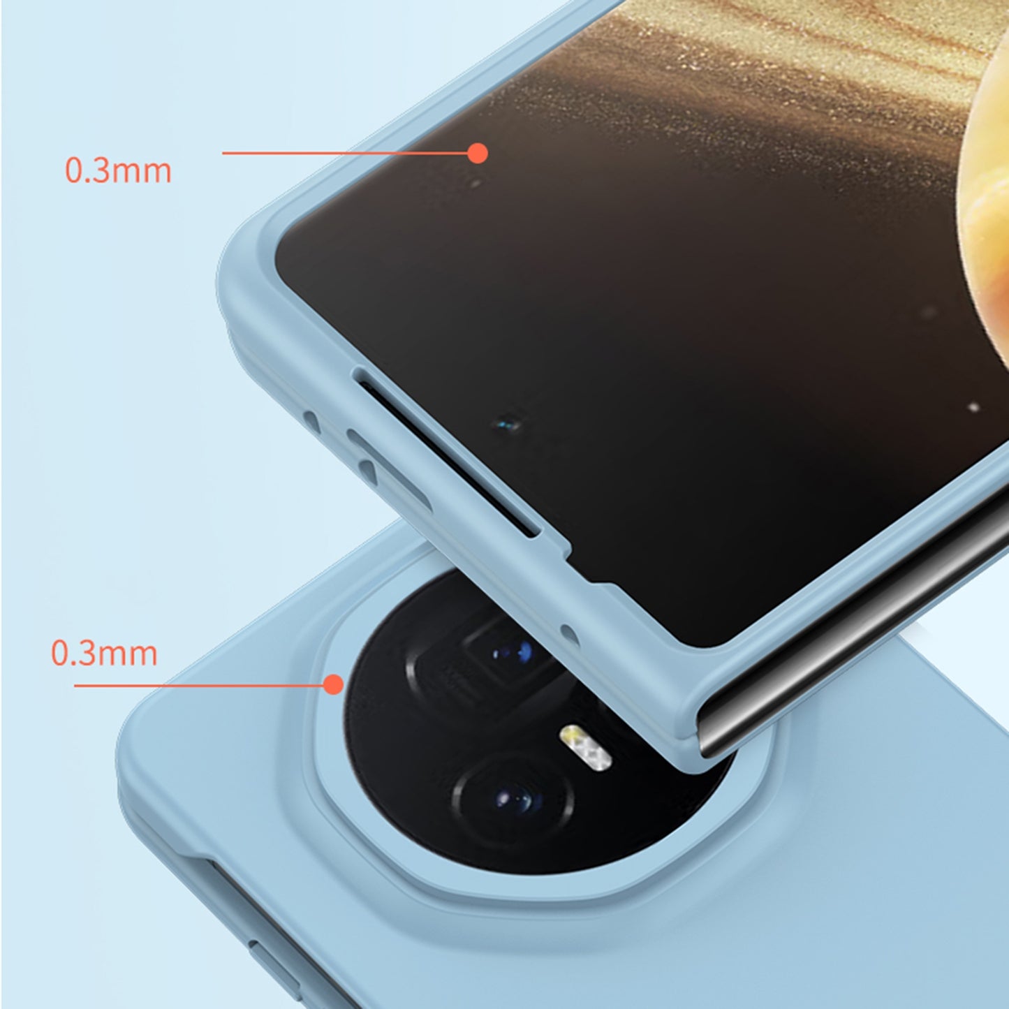 For Honor Magic V3 Ultra-thin Skin Feel PC Phone Case(Mint Green)