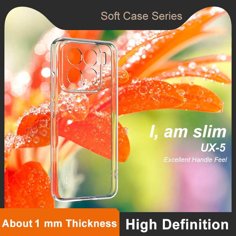 For Xiaomi 15 imak UX-5 Series Super Slim Transparent Shockproof TPU Protective Case(Transparent)