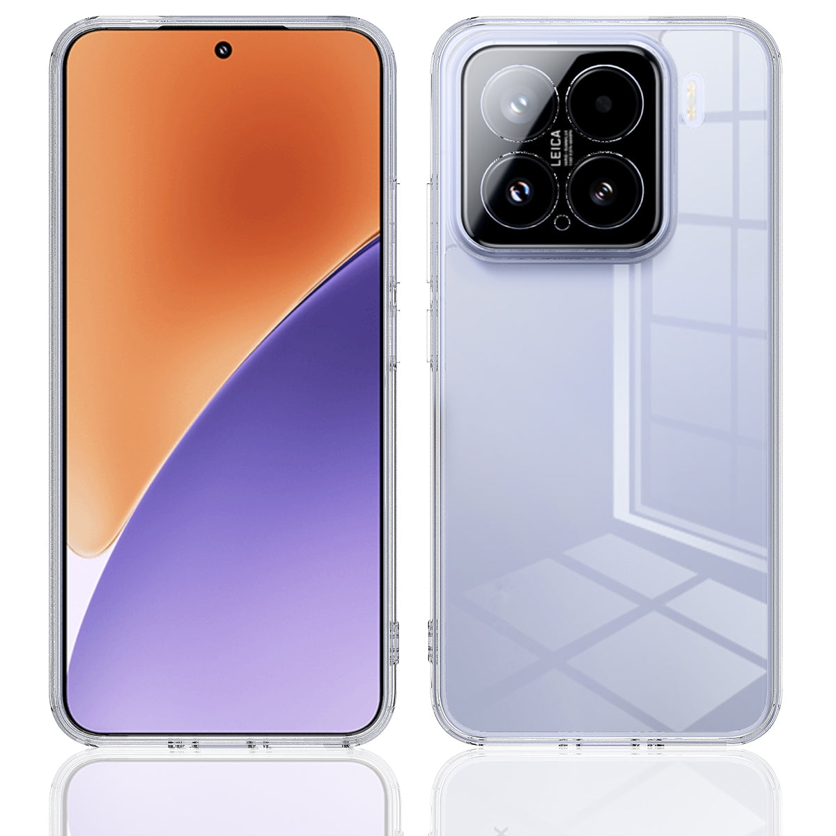 For Xiaomi 15 Scratchproof Acrylic TPU Phone Case(Transparent)
