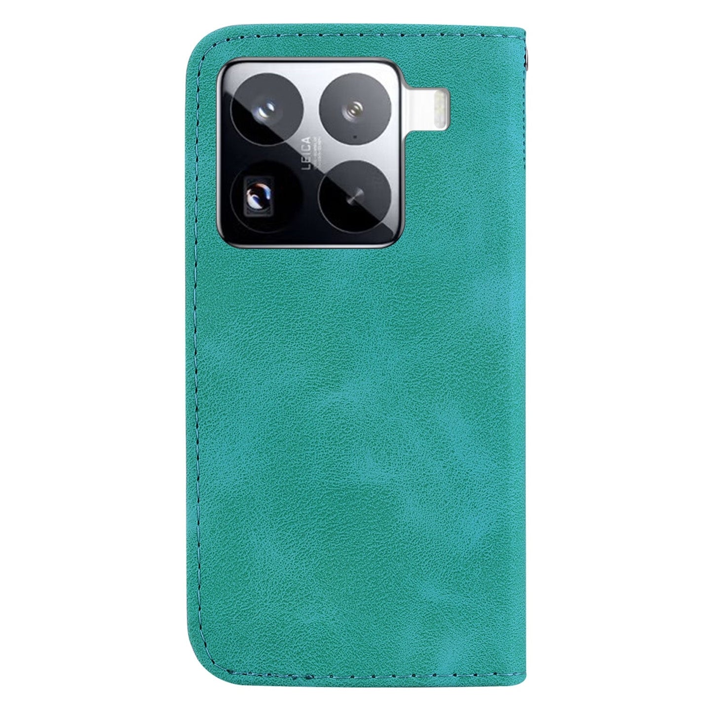 For Xiaomi 15 Pro Seven-shaped Embossed Leather Phone Case(Green)