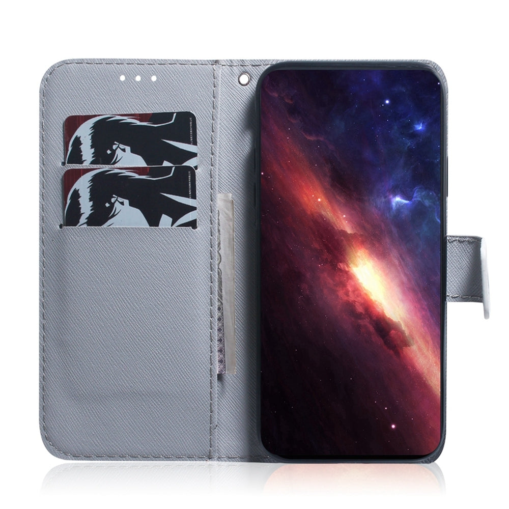 For Xiaomi 15 Pro Coloured Drawing Flip Leather Phone Case(White Wolf)