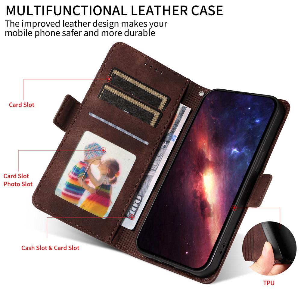 For vivo V50 Lite 4G / 5G Embossed Rhombus Starry Leather Phone Case(Brown)