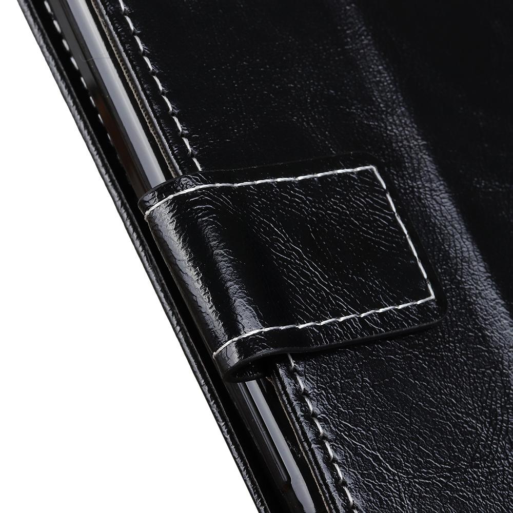 For Samsung Galaxy S25 Edge 5G Retro Crazy Horse Texture Leather Phone Case(Black)