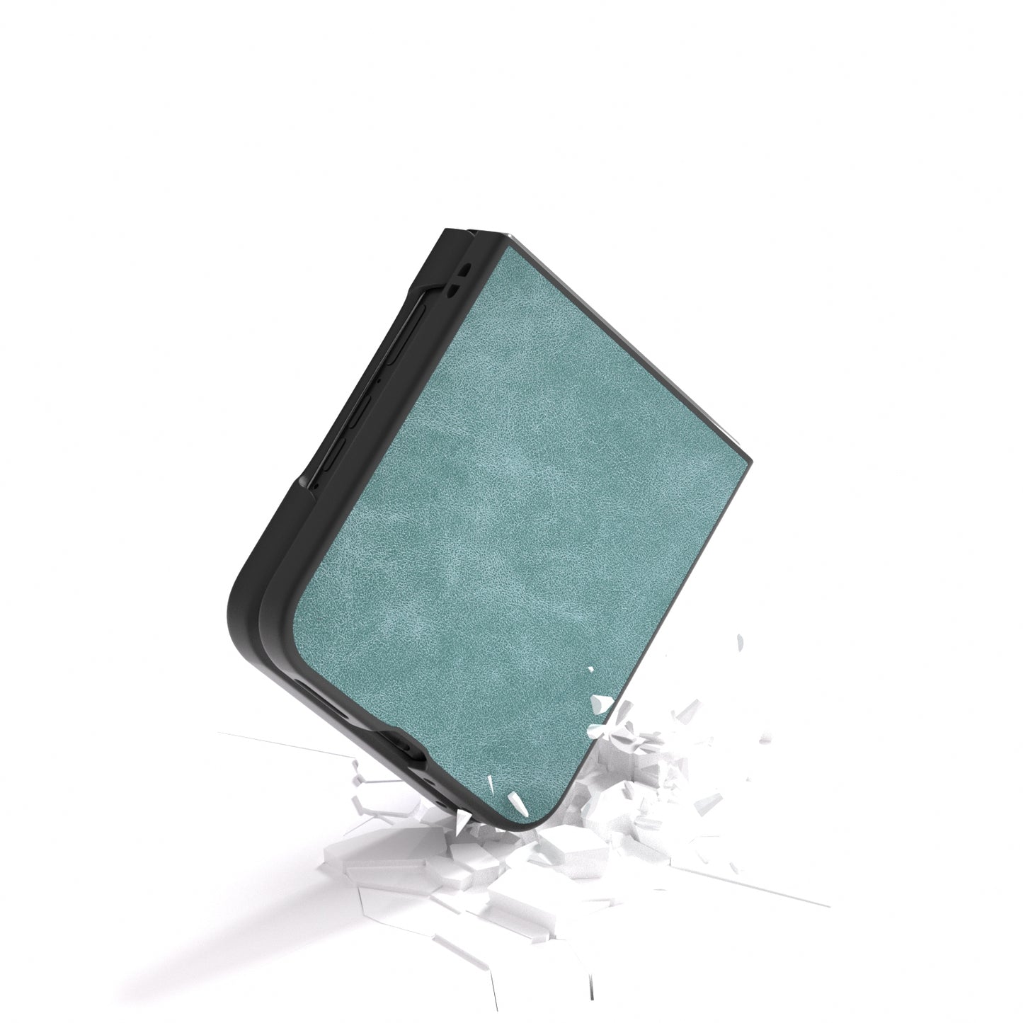 For Motorola Razr 50 Ultra PU Leather Frosted Phone Case(Light Blue)