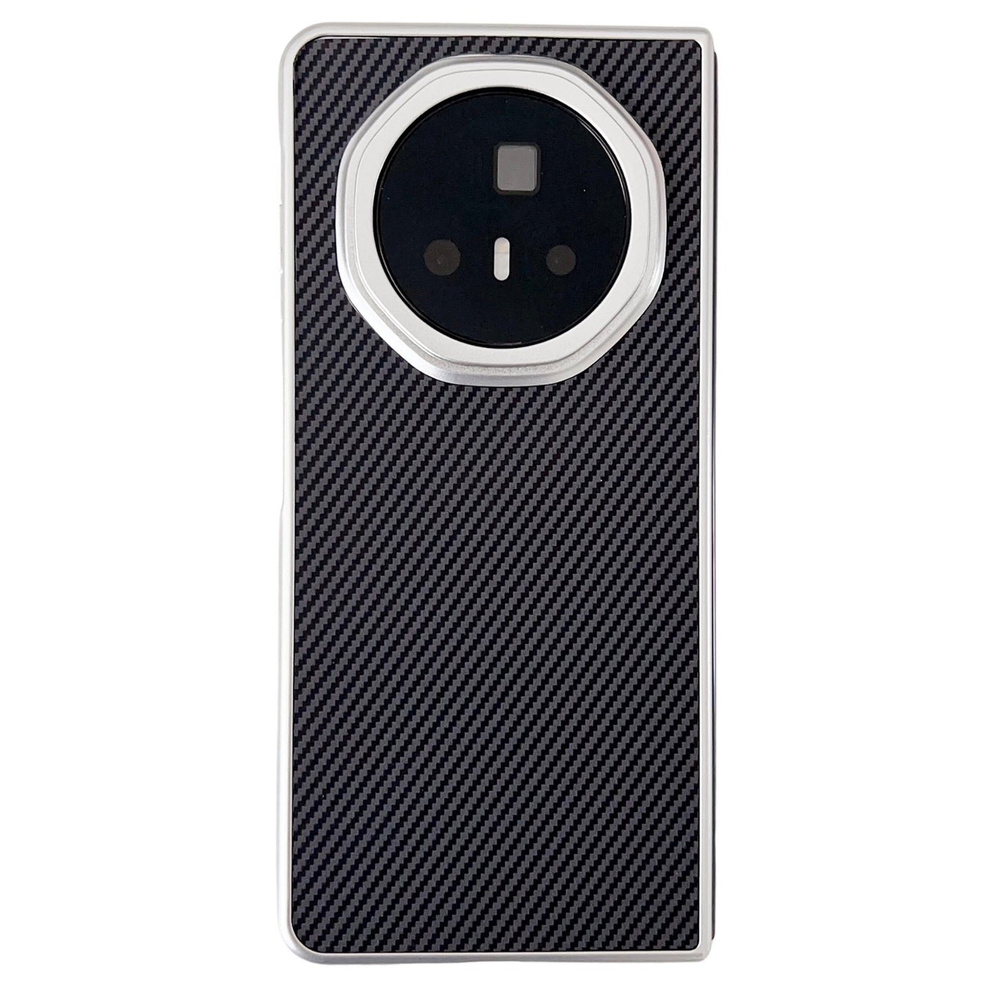 For Honor Magic V3 Carbon Fiber Leather Grain Kevlar Folding Phone Case(Black)