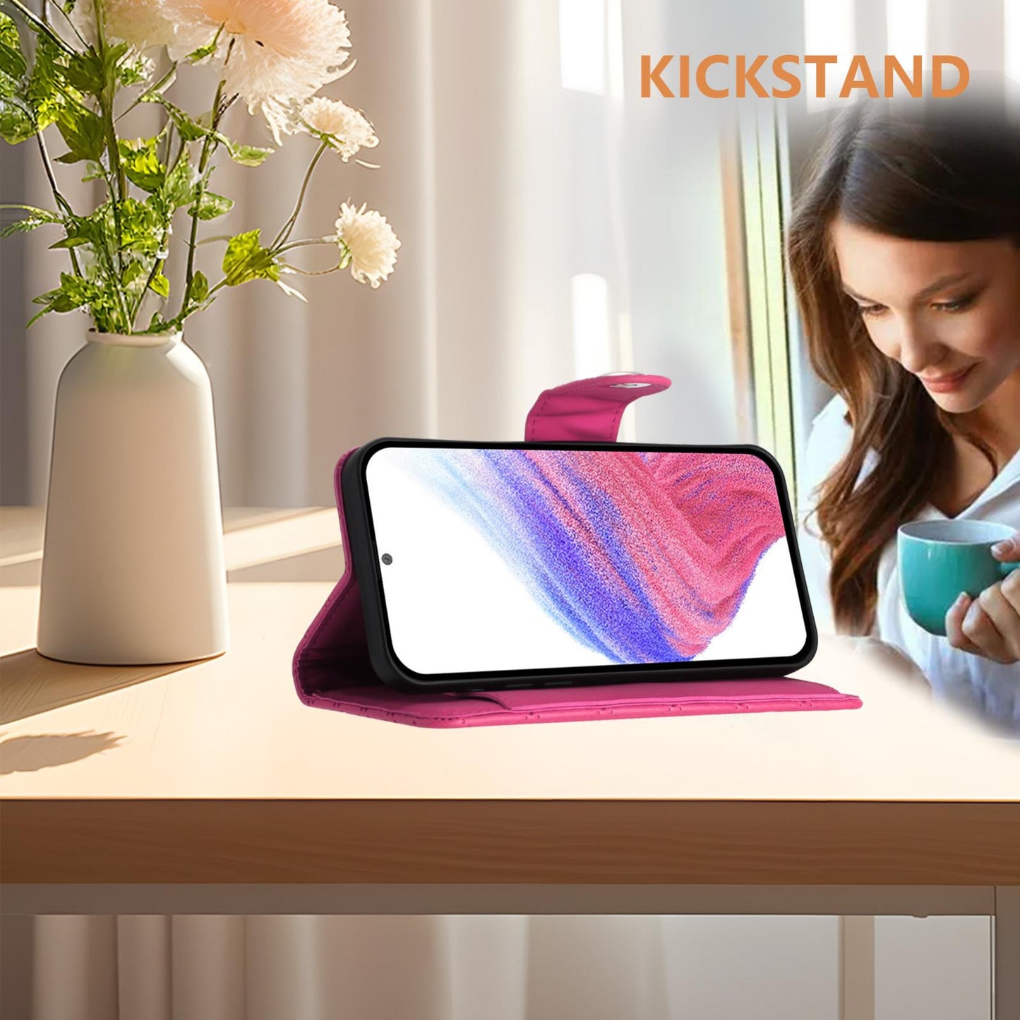 For vivo V50 5G Global Rhombic Texture Flip Leather Phone Case with Lanyard(Red)