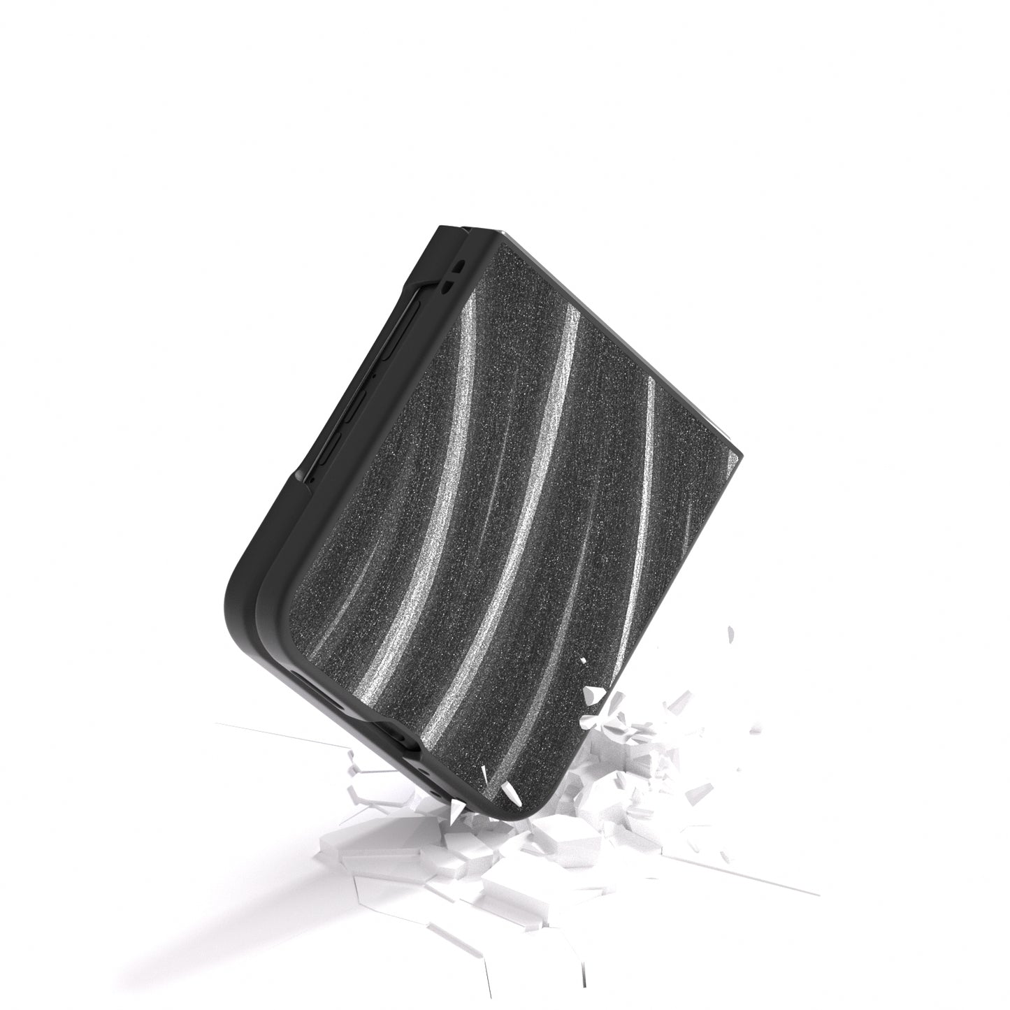 For Motorola Razr 50 Ultra Galactic Pattern Protective Phone Case(Grey)