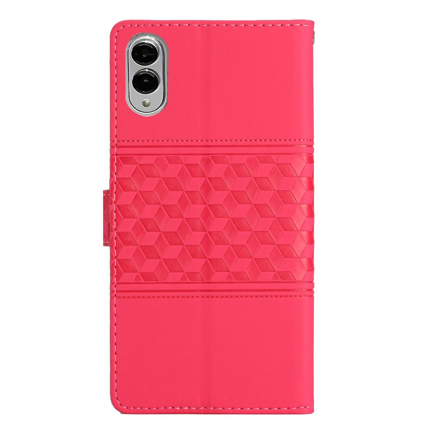 For Samsung Galaxy S25 Edge 5G Diamond Embossed Skin Feel Leather Phone Case(Red)