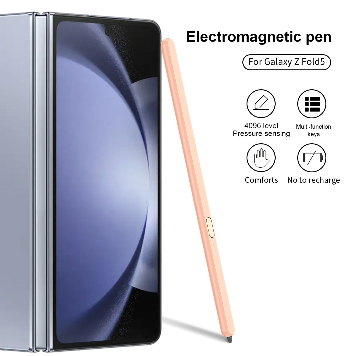 For Samsung Galaxy Z Fold5 Special Electromagnetic Stylus Pen(Pink)