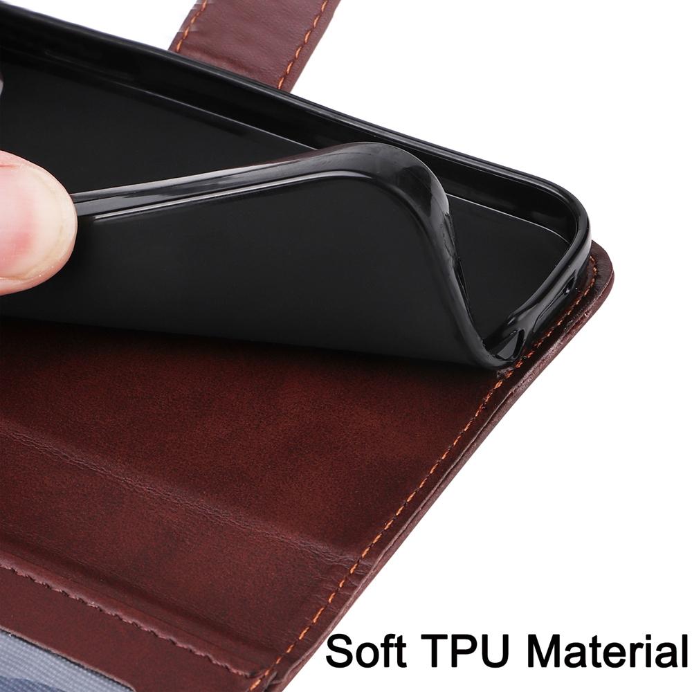 For Samsung Galaxy S25 Edge 5G Classic Calf Texture Flip Leather Phone Case(Brown)