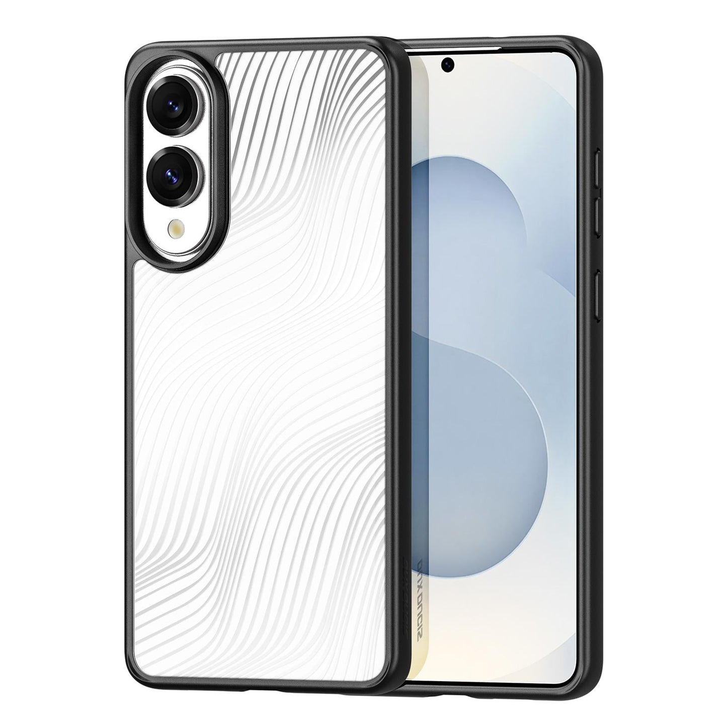 For Samsung Galaxy S25 Edge 5G DUX DUCIS Aimo Series TPU + PC Frosted Feel Phone Case(Black)
