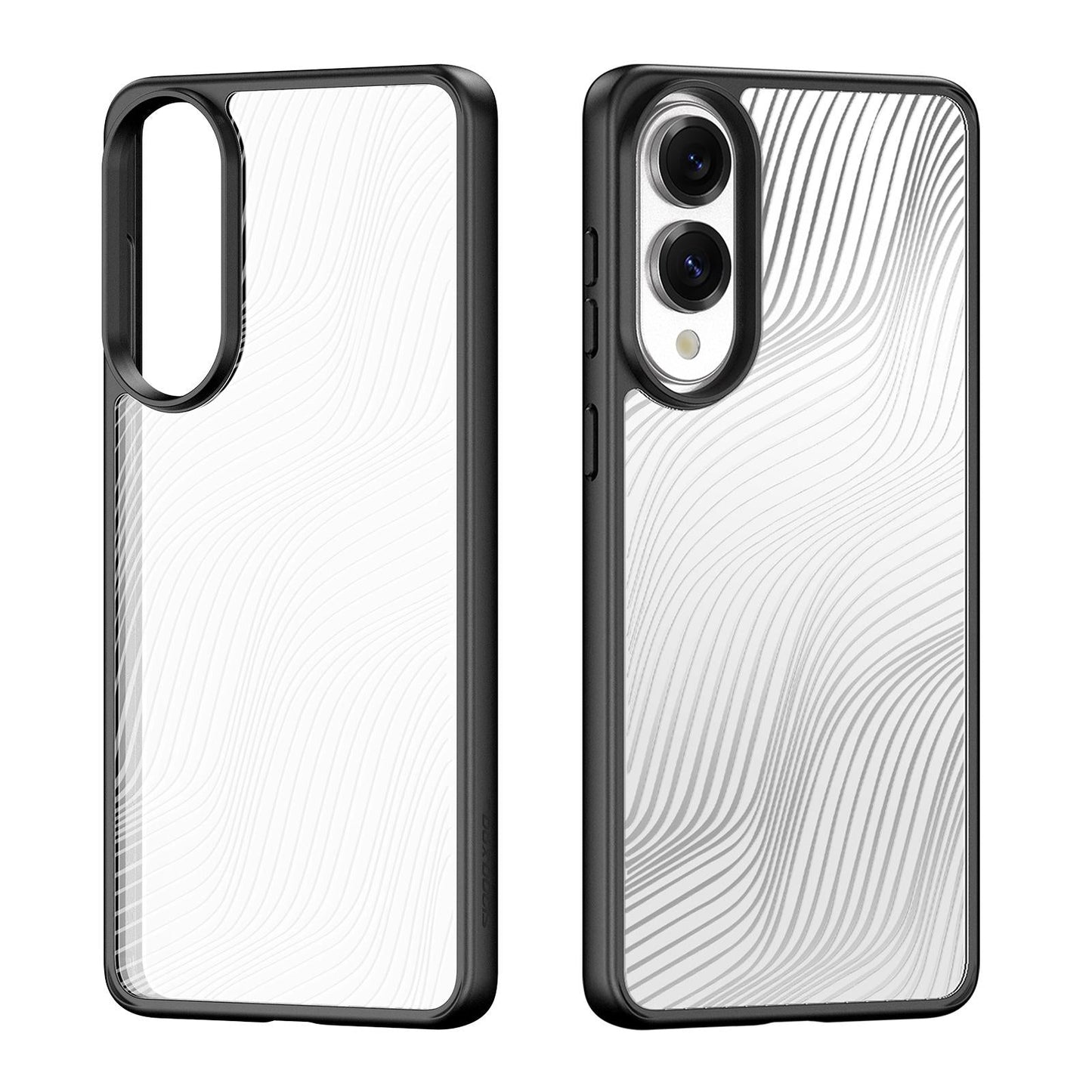 For Samsung Galaxy S25 Edge 5G DUX DUCIS Aimo Series TPU + PC Frosted Feel Phone Case(Black)