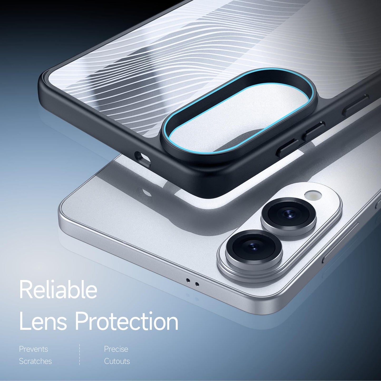 For Samsung Galaxy S25 Edge 5G DUX DUCIS Aimo Series TPU + PC Frosted Feel Phone Case(Black)