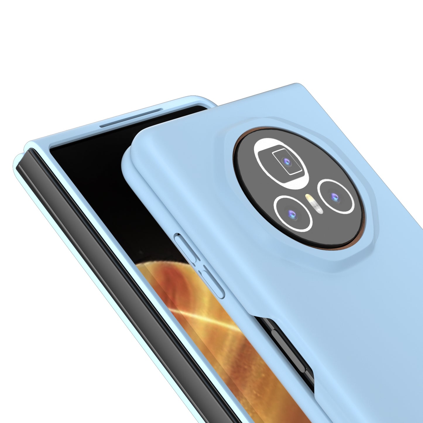 For Honor Magic V3 Skin Feel PC Phone Case(Light Blue)