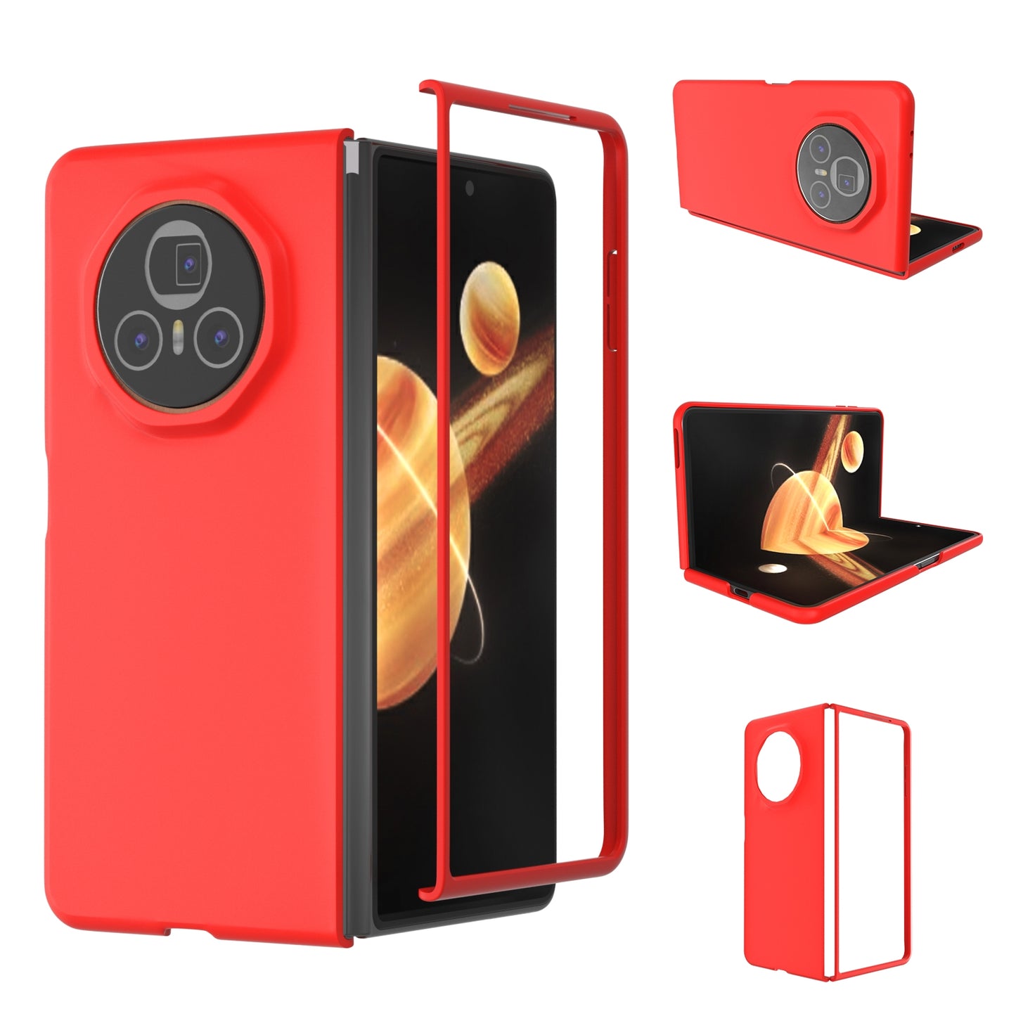 For Honor Magic V3 Skin Feel PC Phone Case(Red)
