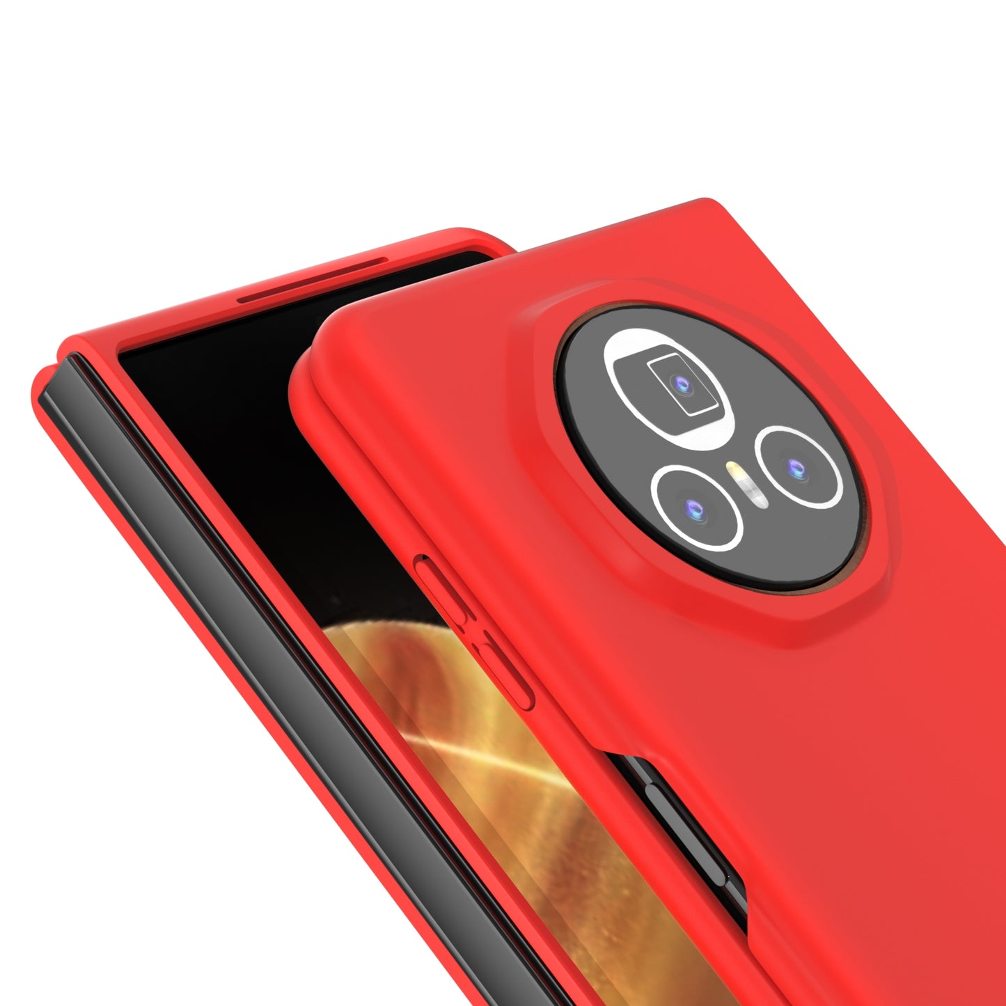 For Honor Magic V3 Skin Feel PC Phone Case(Red)