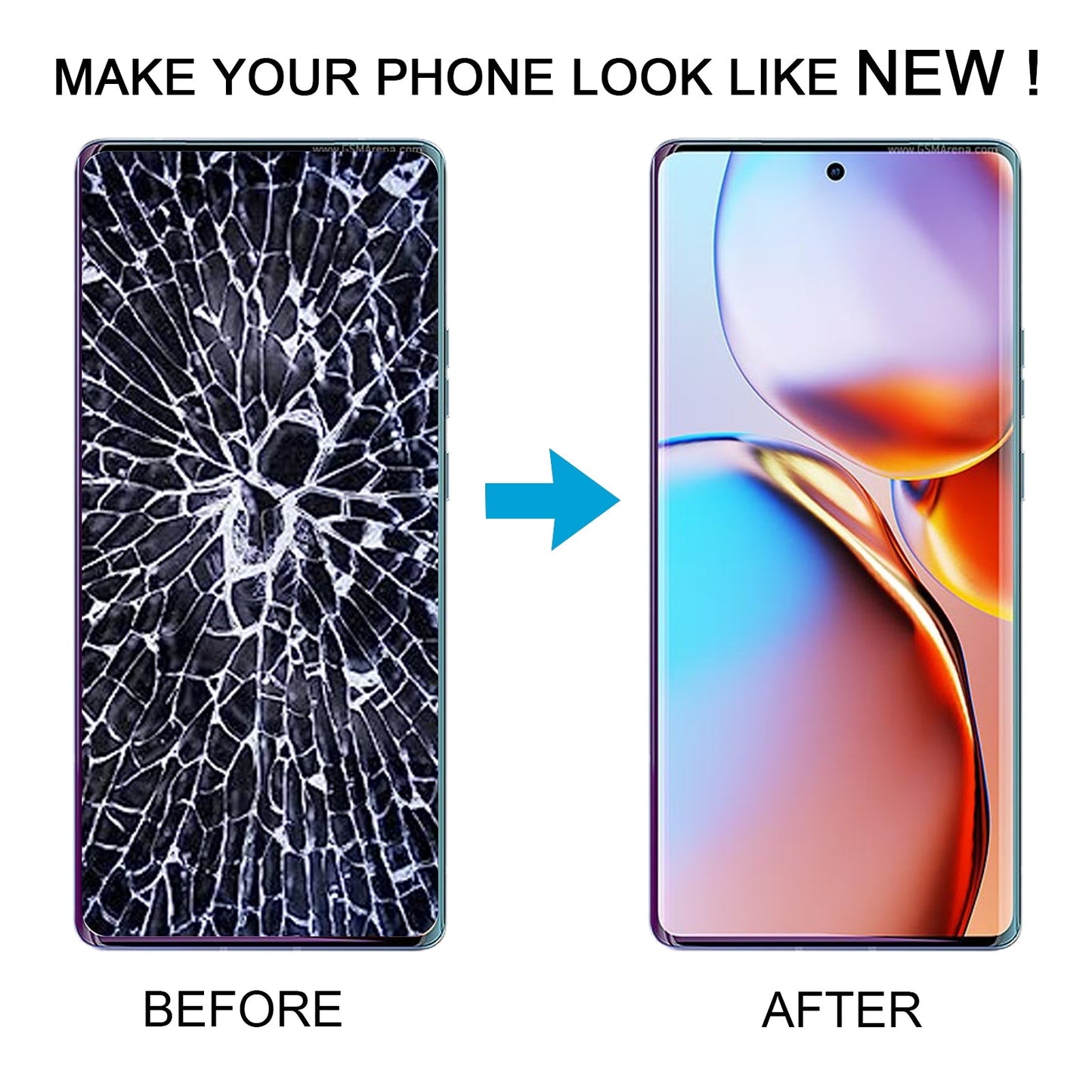 For Motorola Moto X40 Original AMOLED LCD Screen with Digitizer Full Assembly