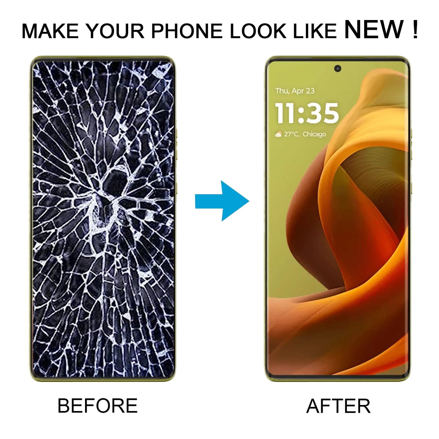 For Motorola S50 Neo Original P-OLED LCD Screen with Digitizer Full Assembly