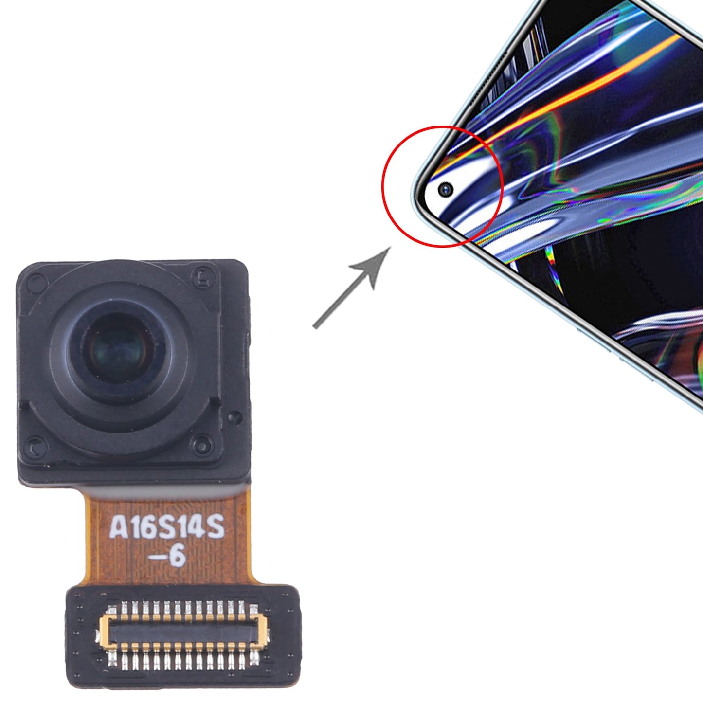 For Realme 7 Pro Original Front Facing Camera