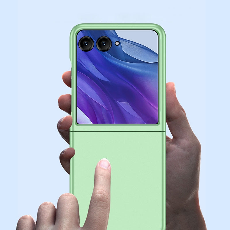 For Motorola Razr 50 Ultra Fuel Injection PC Skin Feel Phone Case(Mint Green)