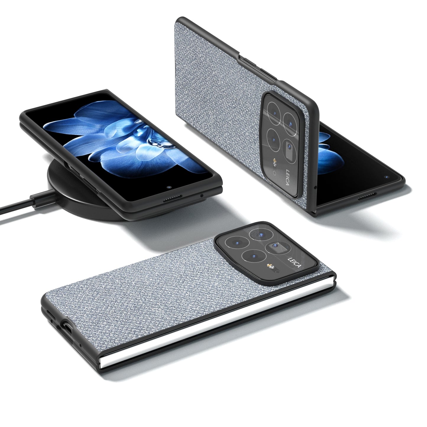 For Xiaomi Mix Fold 4 Diamond Frame Edge Full Coverage Phone Case(Jewel Black)