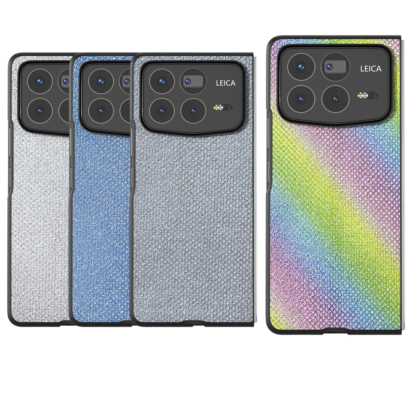 For Xiaomi Mix Fold 4 Diamond Frame Edge Full Coverage Phone Case(Rainbow Diamond)