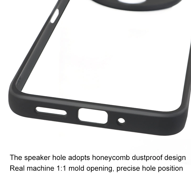 For Redmi 14C 4G Frosted TPU Hybrid Transparent PC Phone Case