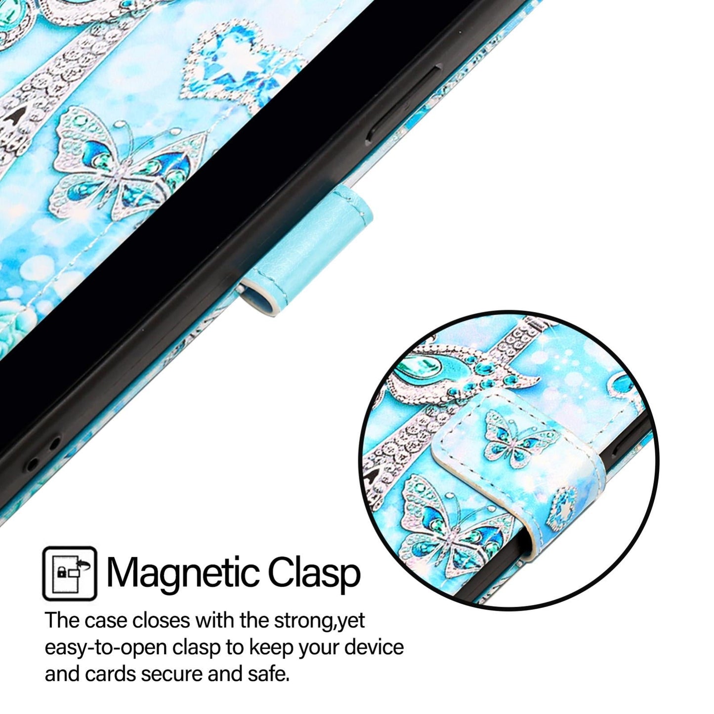 For Samsung Galaxy S25 Edge 5G Colored Drawing Pattern Plain Weave Leather Phone Case(Tower Butterfly)