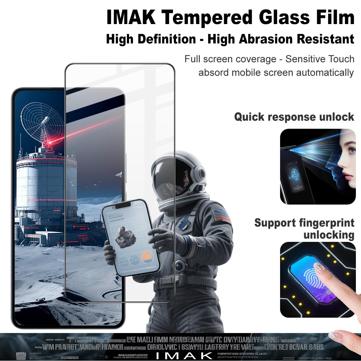 For OPPO K13 Turbo 5G / K13 Turbo Pro 5G imak 9H Surface Hardness Full Screen Tempered Glass Film Pro+ Series