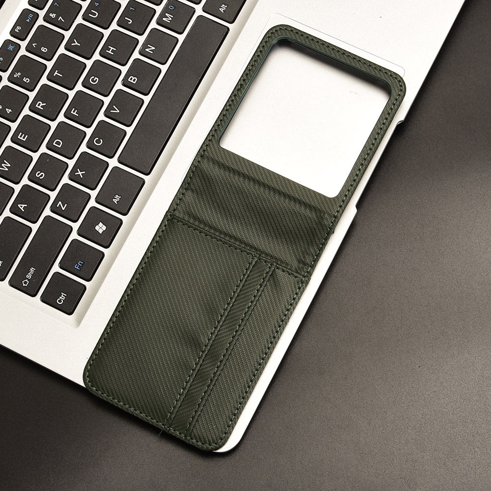 For Motorola Razr 50 Ultra Honeycomb Dot Texture Card Slot Leather Phone Case(Black)